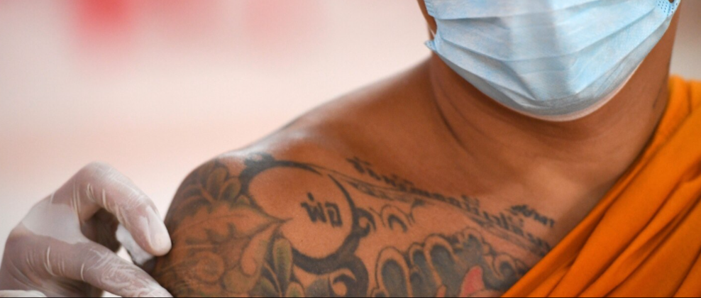 Thailand Mulai Vaksinasi Covid-19 Para Biksu